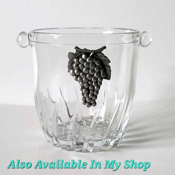 Vintage Bohemia Crystal Highball Glasses - Maison Birks Tumblers - Picture 13 of 16